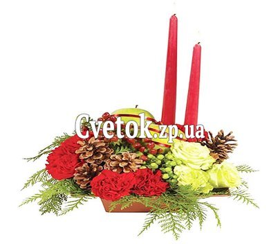 Композиция из свечами