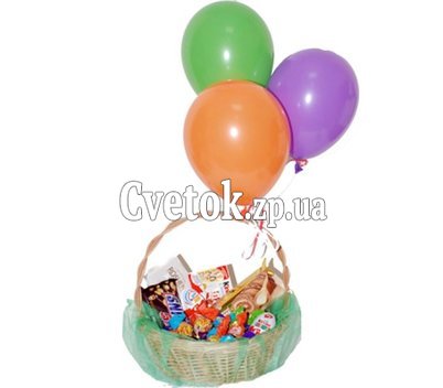 Корзина конфет и сладостей