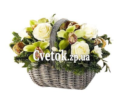 Корзина новогодняя