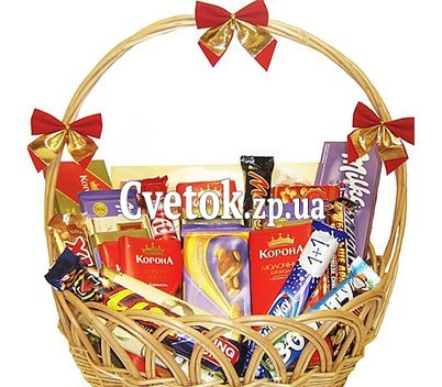 A basket of sweets to buy
