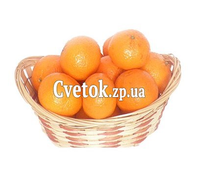 Корзинка с мандаринами
