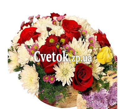 Оригинальный букет в коробке