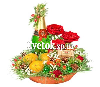 Подарункова коробка на Новий рік
