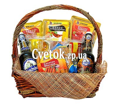 Подарочная корзина с пивом для мужчины