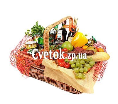 Gift Grocery Set in the Basket