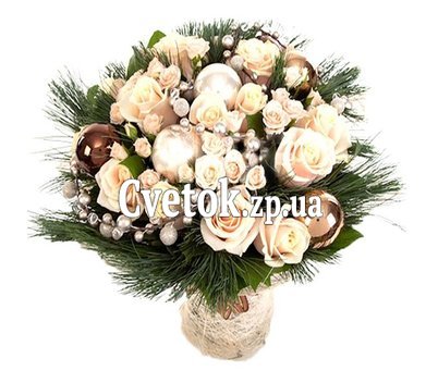 С Новым годом цветы