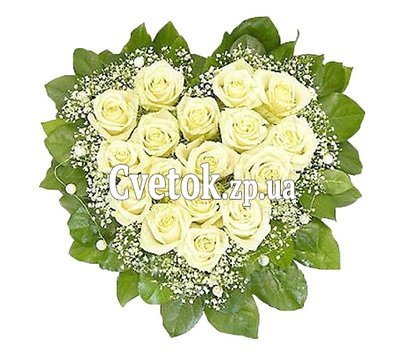 Сердечко из роз