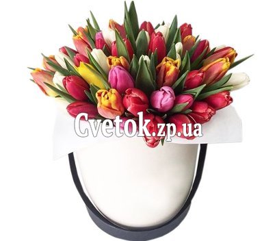 Тюльпаны в коробке купить