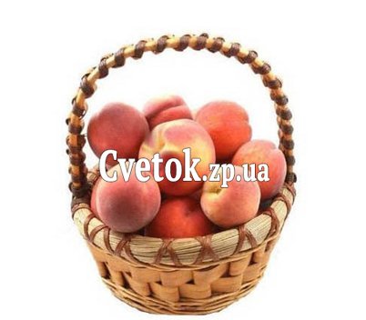Gift basket of peaches